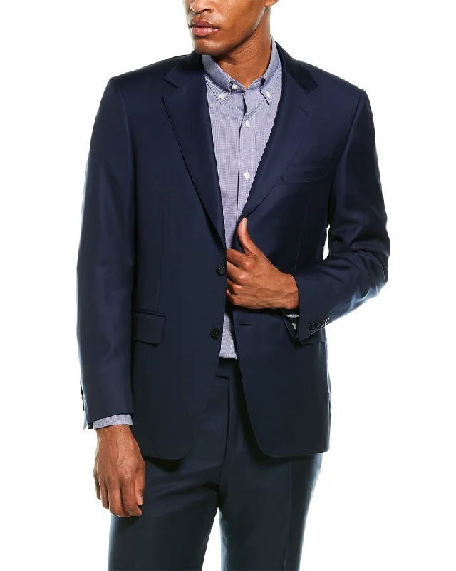 men's suit sets -Canali 2pc Wool Suit