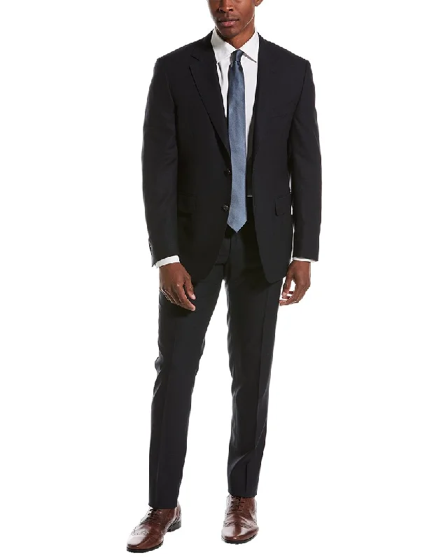 men's suit with vest -Canali 2pc Wool Suit