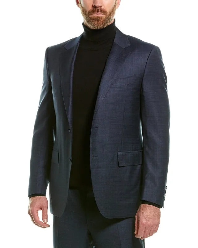 cheap men's suits for sale -Canali 2pc Wool Suit