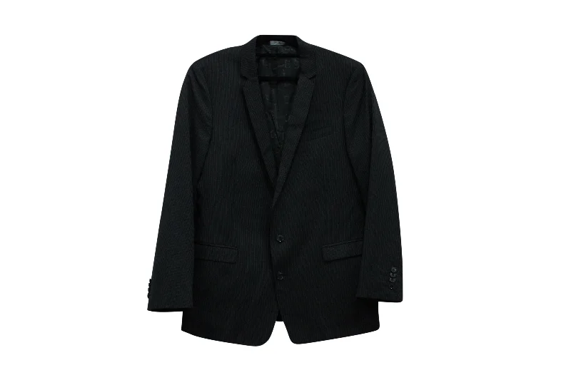 men's stylish tuxedo with waistcoat -Dolce & Gabbana Suit in Black Wool