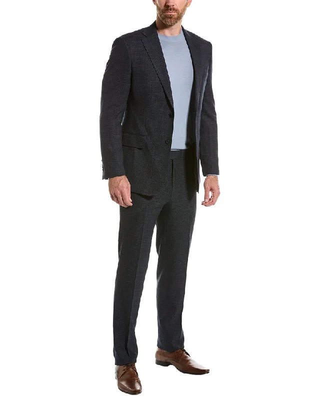 best suits for men at weddings -English Laundry Suit with Flat Front Pant