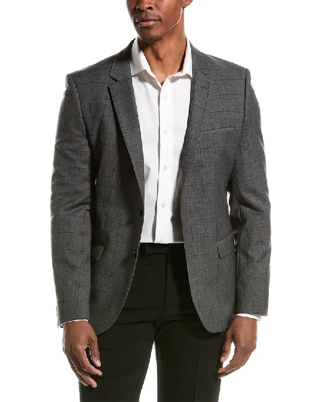 men's affordable tuxedo suits -Hugo Boss Wool-Blend Suit Jacket