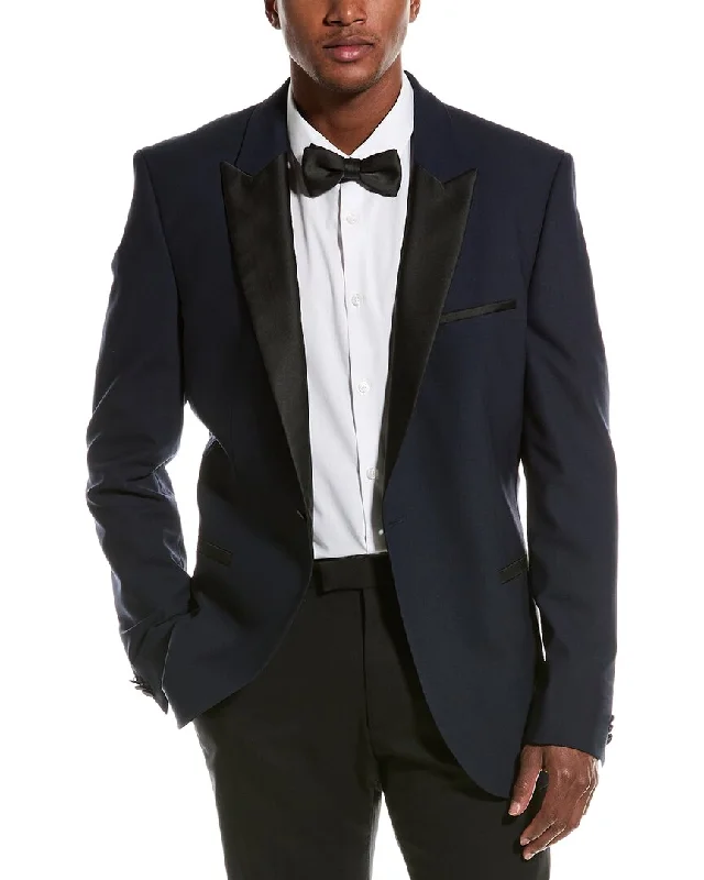 men's classic style tuxedo -HUGO Hugo Boss Wool-Blend Suit Jacket