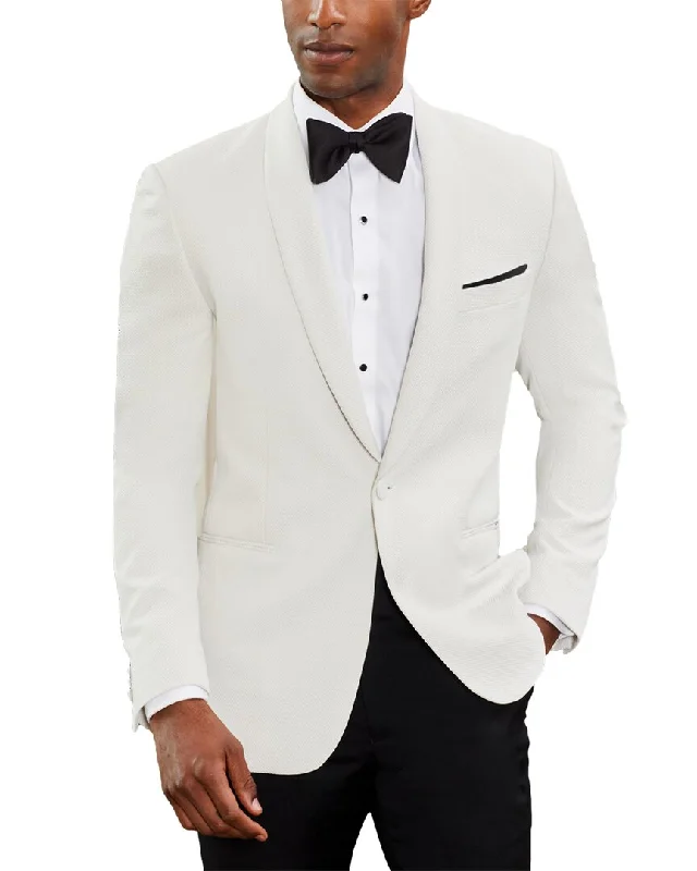 men's modern fit suit -Ike Behar Wool-Blend Dinner Jacket