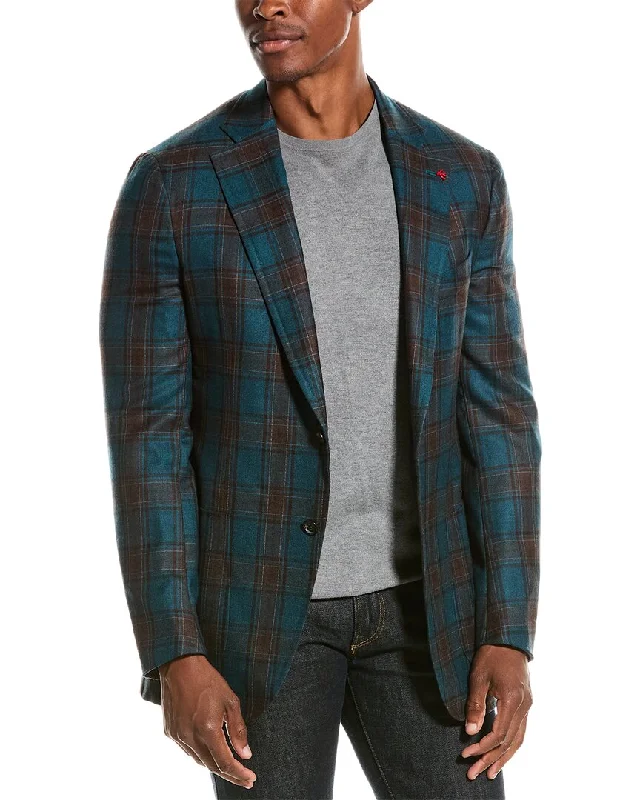 men's formal dress suit jacket -ISAIA Cashmere & Silk-Blend Jacket