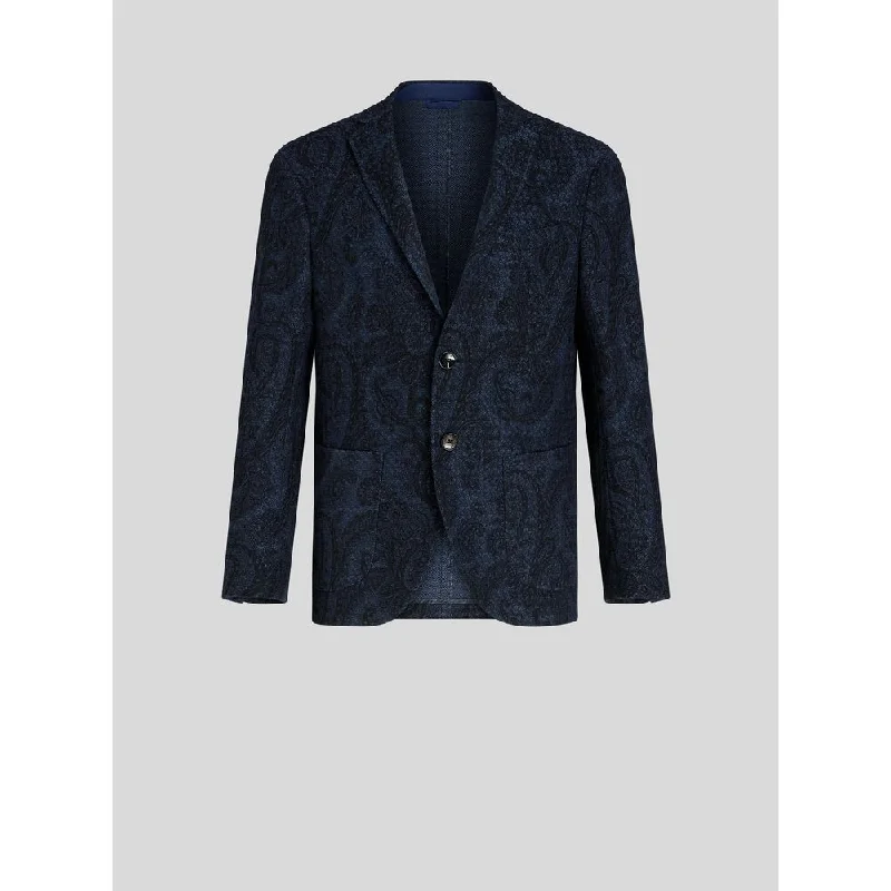 men's wedding suits online -PAISLEY JERSEY JACKET