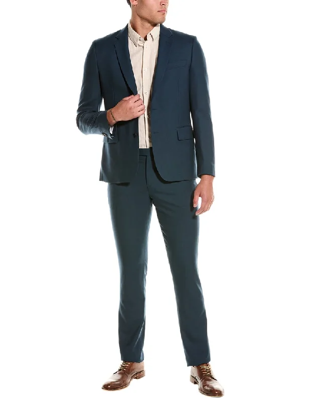 men's suit with bowtie -Paul Smith 2pc Wool Suit