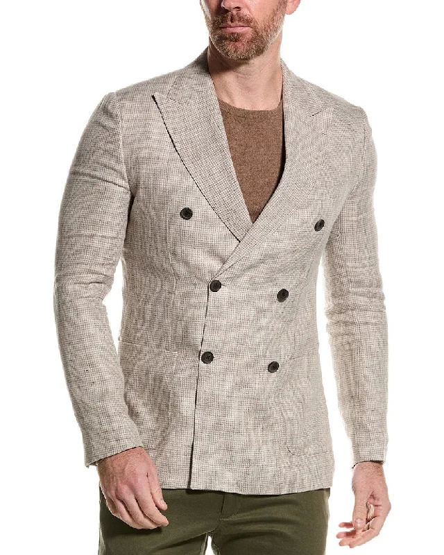 men's evening suits -Reiss Angel Linen Blazer