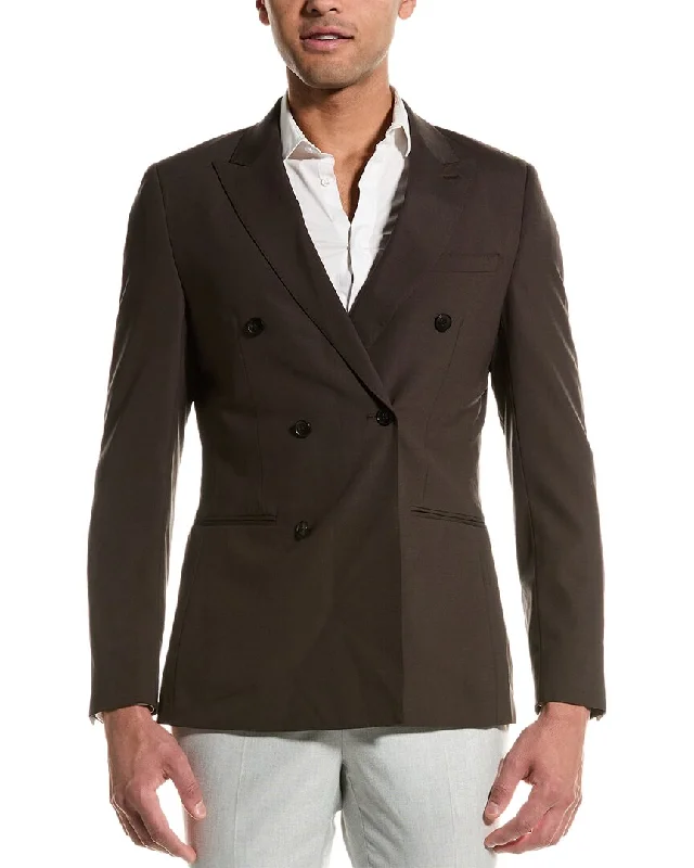 men's formal suits for parties -Reiss Roll Wool-Blend Formal Jacket