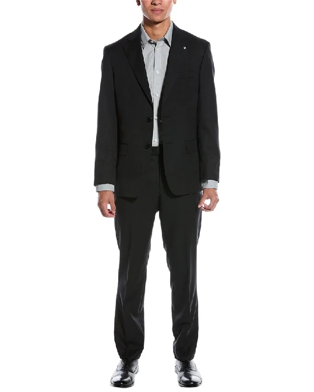 men's formal navy suits -Scotch & Soda 2pc Wool Suit