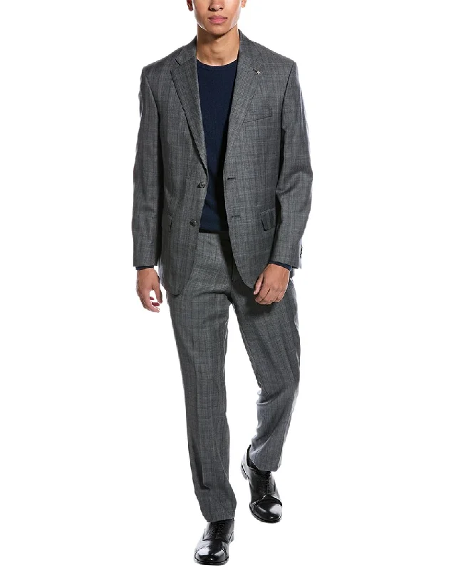 men's wedding suit with tie -Scotch & Soda 2pc Wool Suit