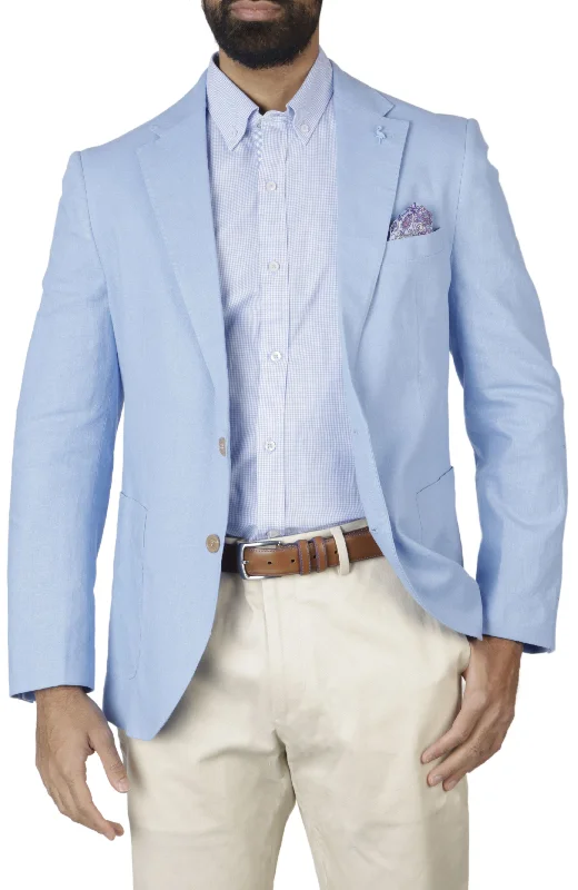 men's casual tuxedo suits -Signature Solid Pastel Linen Sport Coat