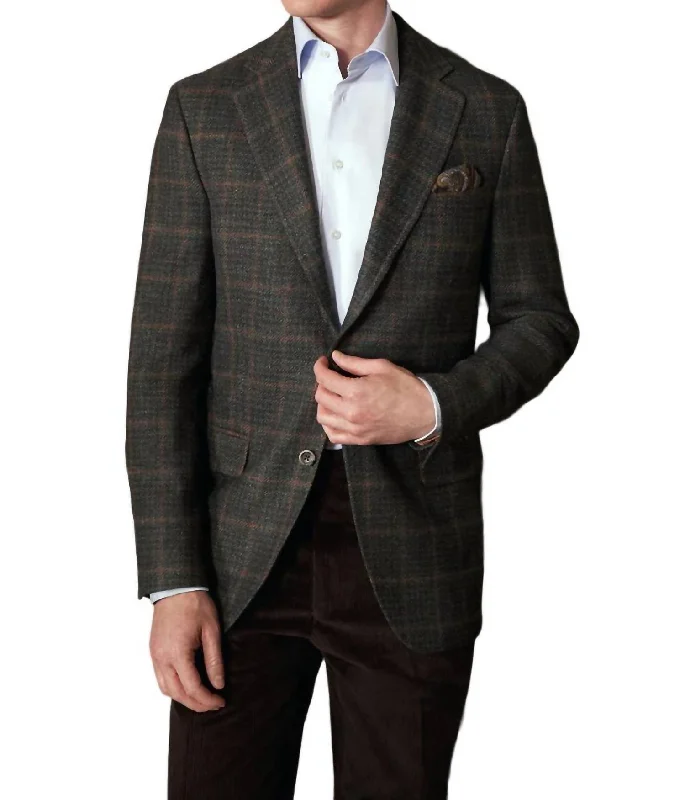 men's light grey suit -Stinger Suit Blazer - Regular Length In Green