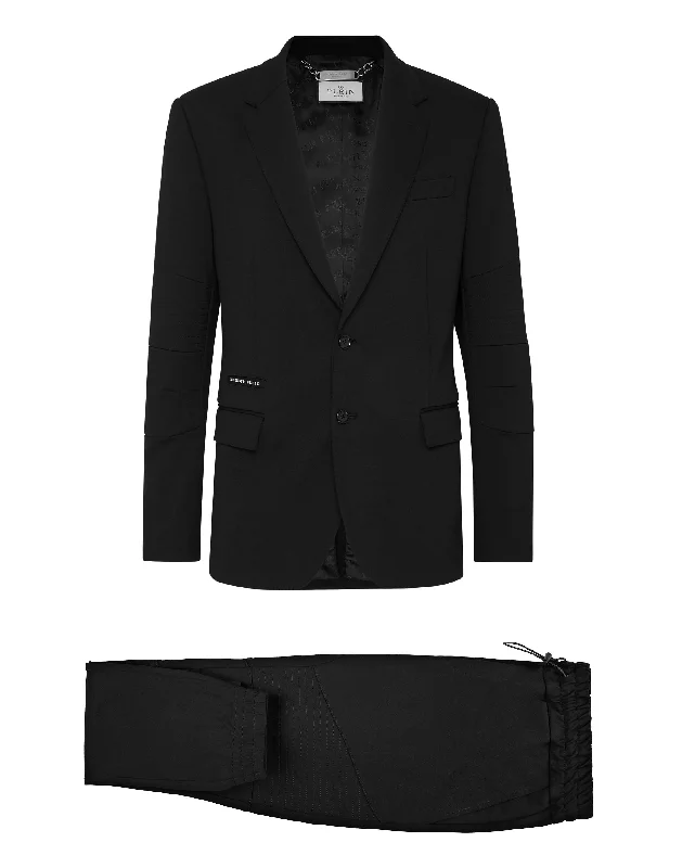 men's tailored business suits -Suit:Blazer/Trousers Slim Fit