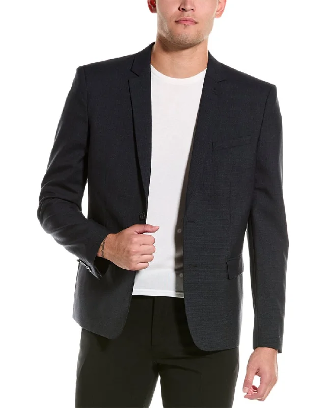 men's custom made tuxedo suits -The Kooples Wool Blazer