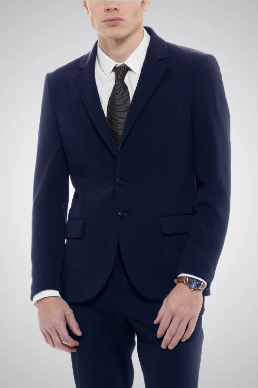 men's stylish wedding suit -Thompson Fitted Two Button Blazer