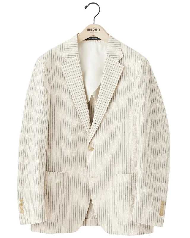 men's casual suits -Todd Snyder Linen-Blend Suit Jacket