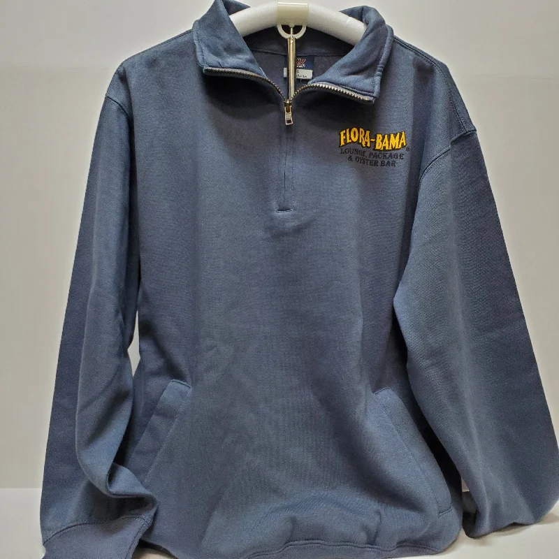 men's shirts for networking events-Flora-Bama 1/4 Zip Fleece Shirt