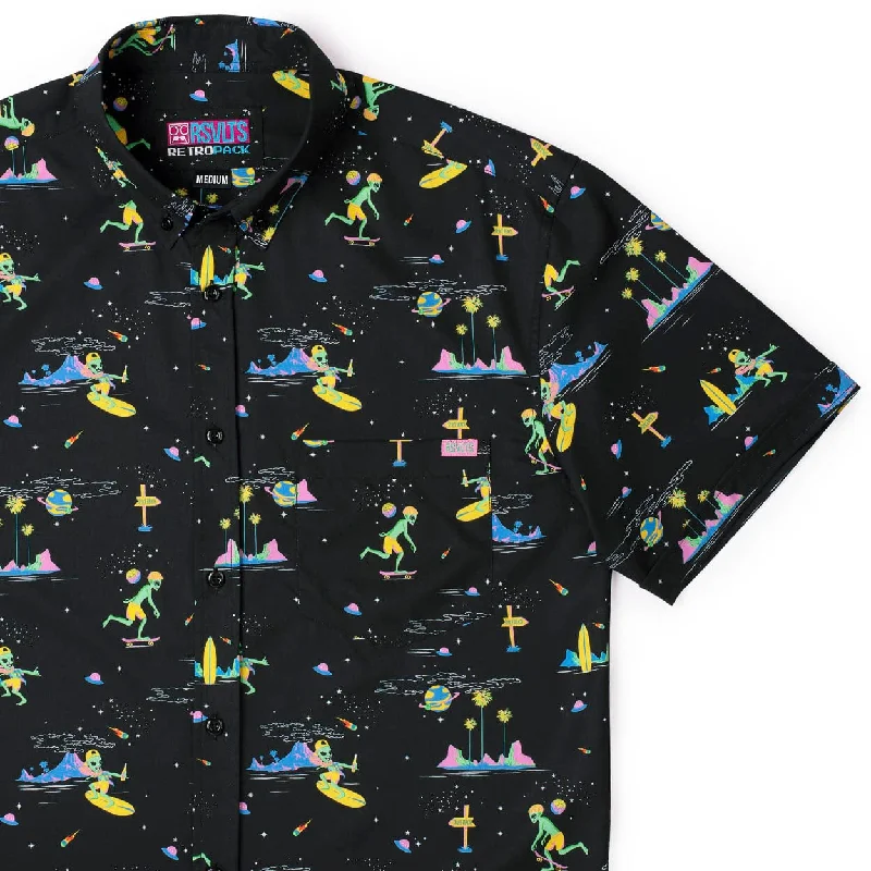 men's button-up dress shirts-‘90s Retro Pack "Space Beach" – KUNUFLEX Short Sleeve Shirt