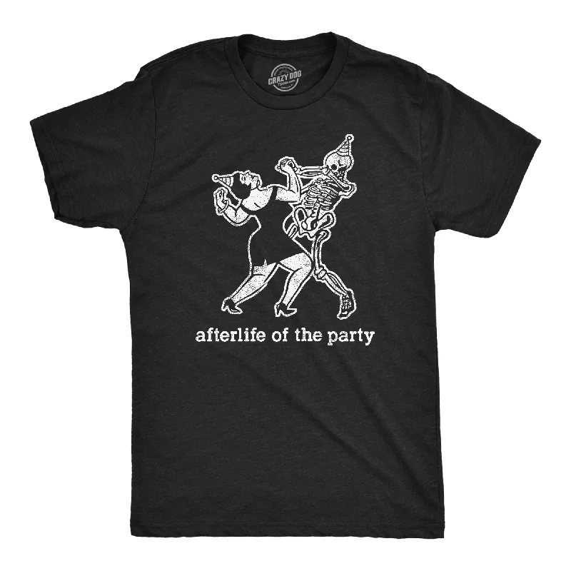 men's dark-colored shirts-Afterlife Of The Party Men's T Shirt