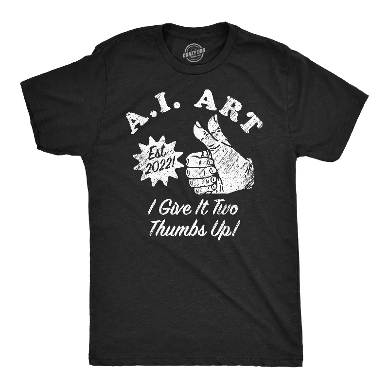 men's colorful shirts-AI Art Men's T Shirt