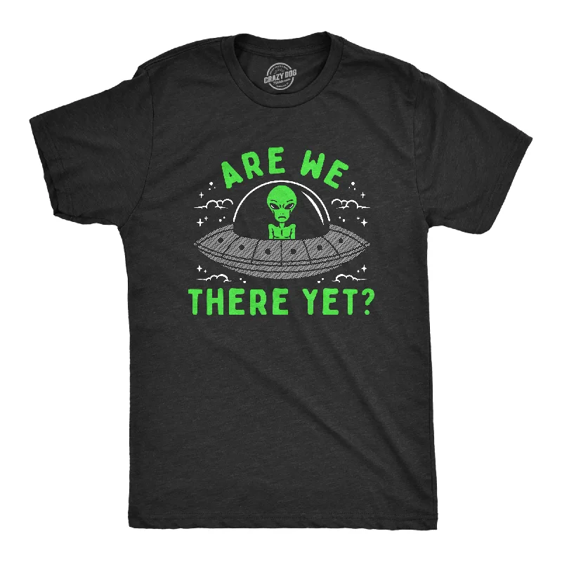 men's dress shirts with modern cuts-Are We There Yet Men's T Shirt