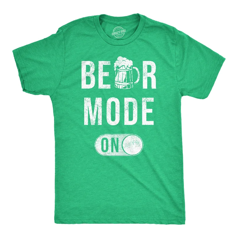 cotton men's shirts-Beer Mode On Men's T Shirt