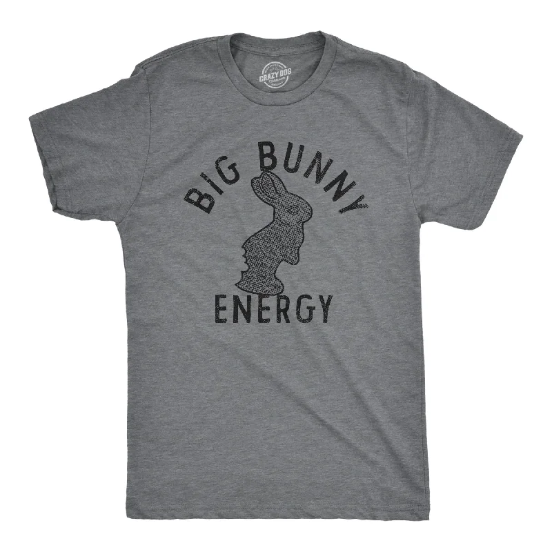 men's versatile shirts for all seasons-Big Bunny Energy Men's T Shirt