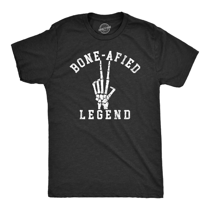 men's long-sleeve polo shirts-Bone Afied Legend Men's T Shirt