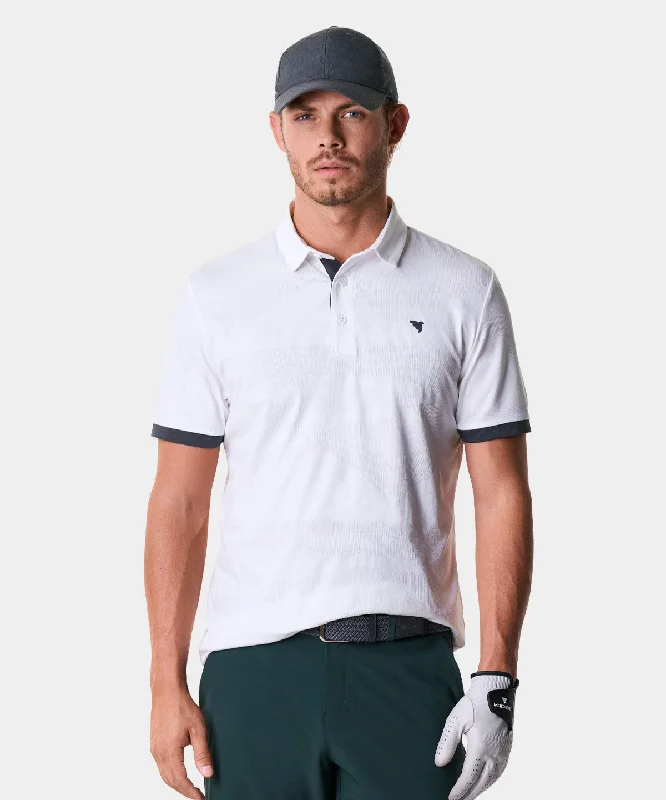 men's turtleneck shirts-Cole White Performance Shirt