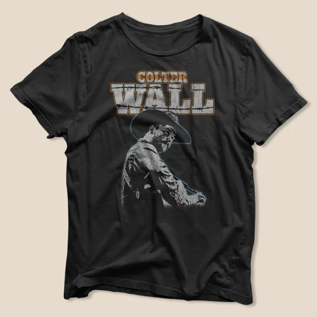 men's stretch shirts-Colter Wall Barbed Wire T-Shirt