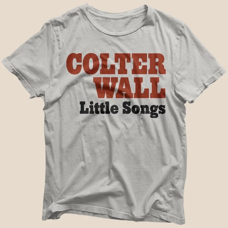 men's designer shirts-Colter Wall Little Songs Album T-Shirt