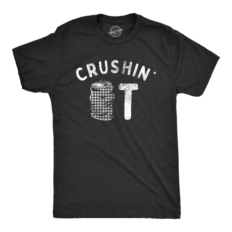 men's shirts for winter layering-Crushin It Men's T Shirt