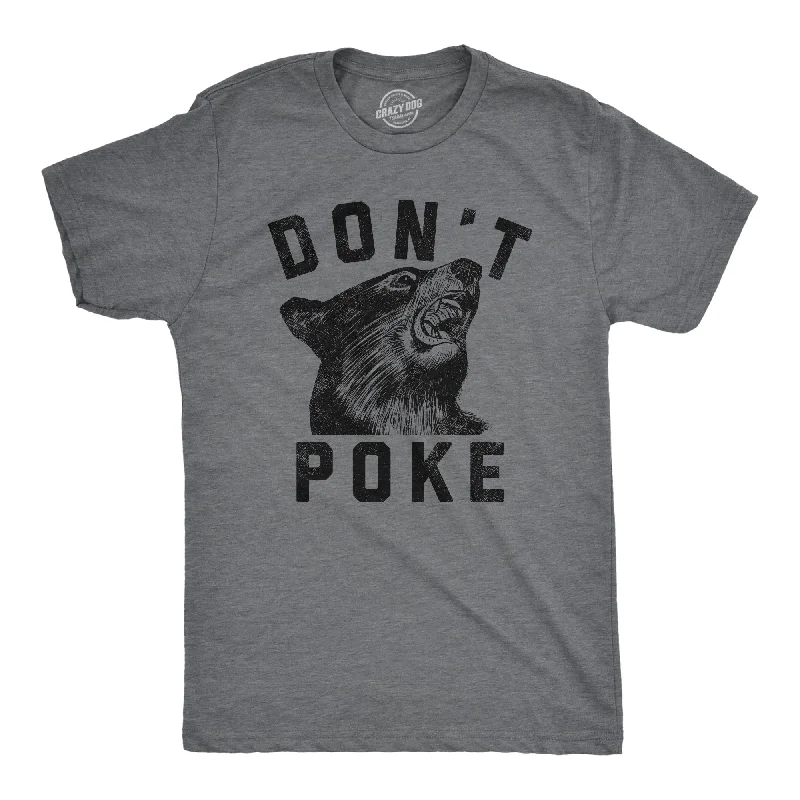 men's everyday shirts-Dont Poke Men's T Shirt