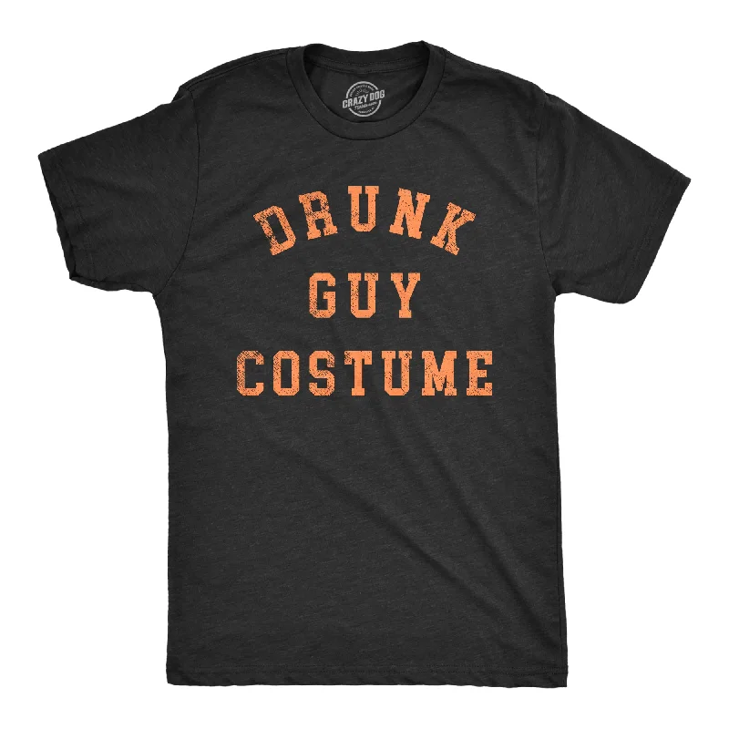 stylish men's dress shirts-Drunk Guy Costume Men's T Shirt