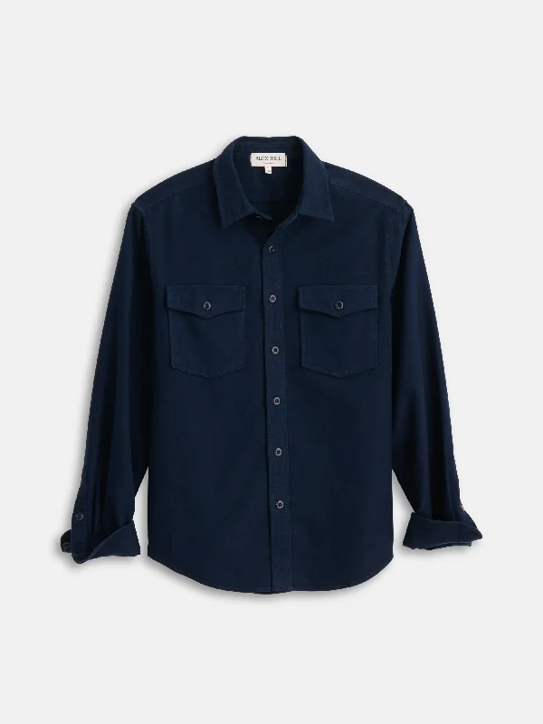 lightweight men's shirts-Highland Shirt In Chamois