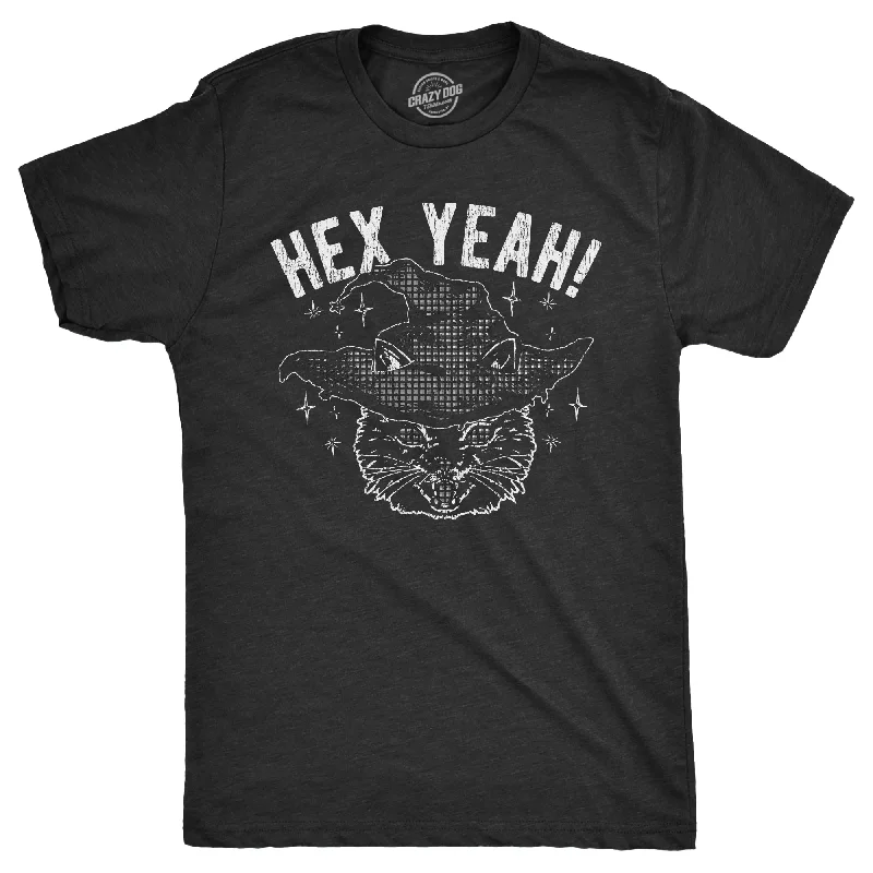 men's easy-care shirts-Hex Yeah Men's T Shirt