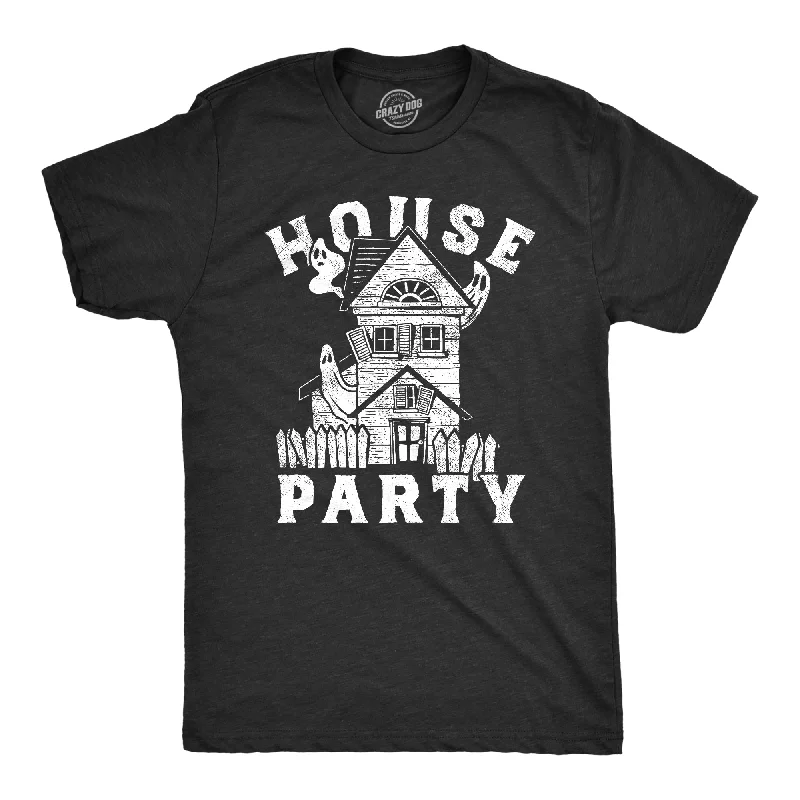 men's grey shirts-House Party Men's T Shirt