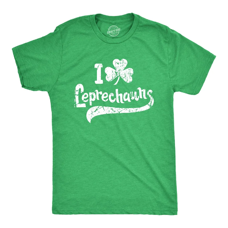 buy men's casual shirts-I Clover Leprechauns Men's T Shirt