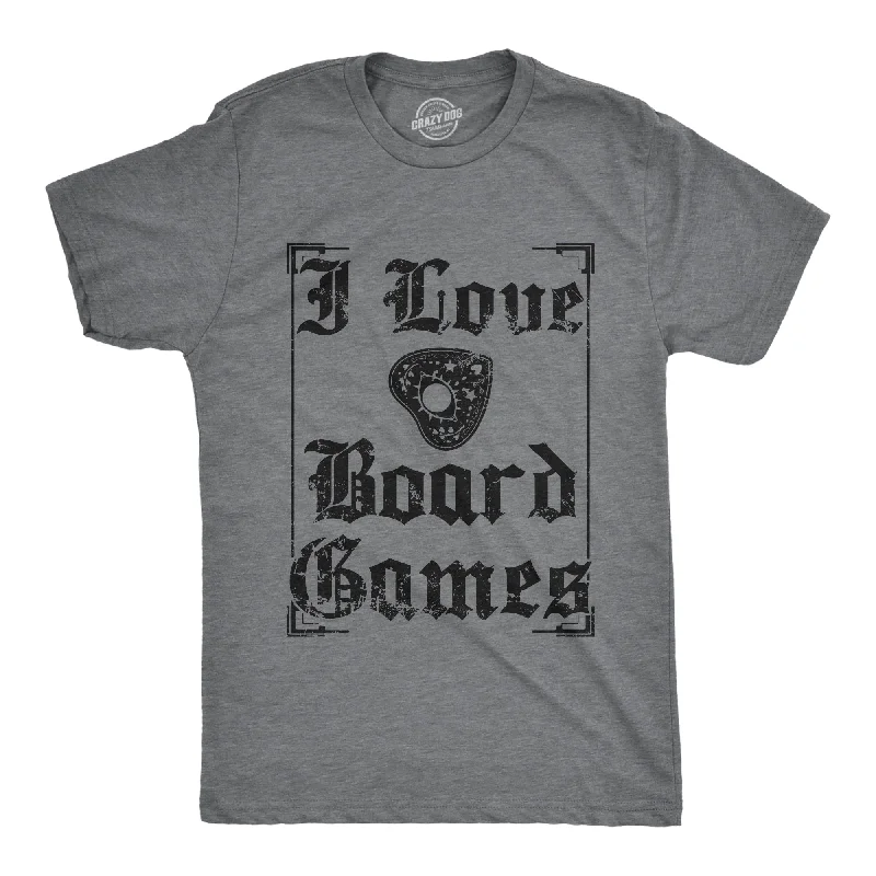 men's tailored fit shirts-I Love Board Games Men's T Shirt