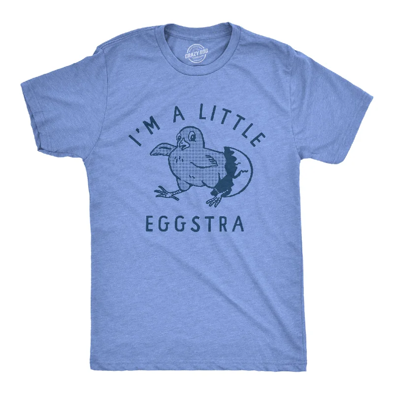 men's shirts for spring fashion-Im A Little Eggstra Men's T Shirt