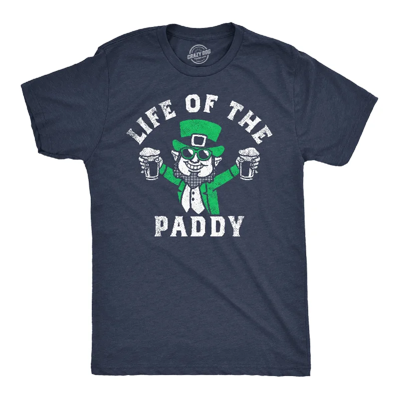 comfortable men's shirts-Life Of The Paddy Men's T Shirt