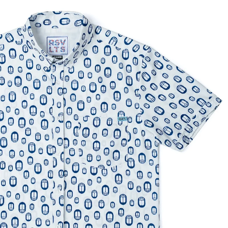 men's printed dress shirts-Meet the Beetles – KUNUFLEX Short Sleeve Shirt