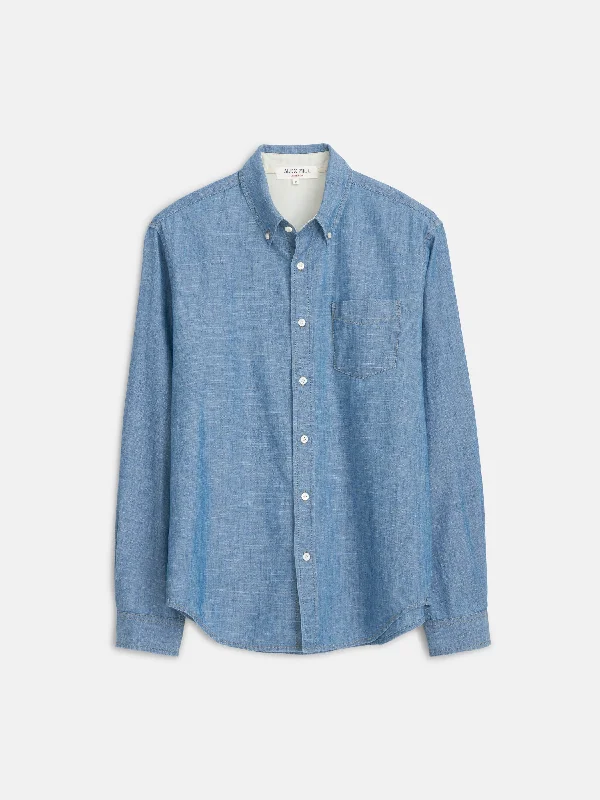 men's multi-tone shirts-Mill Shirt in Chambray