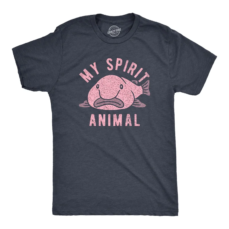 men's stretch shirts-My Spirit Animal Blobfish Men's T Shirt