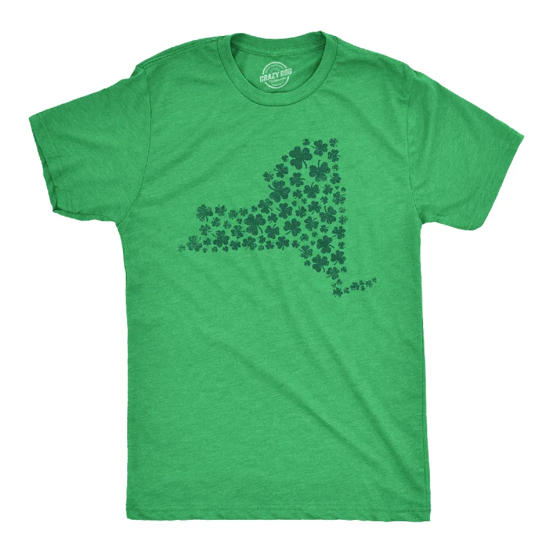 men's shirts for wedding-New York State Clovers Men's T Shirt