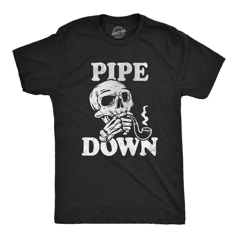 men's relaxed fit shirts-Pipe Down Men's T Shirt