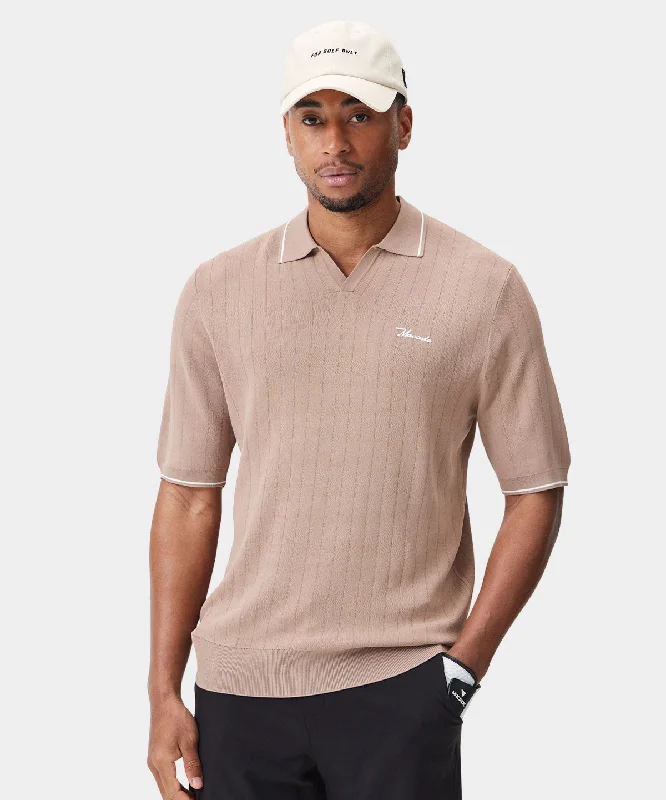 men's sports shirts for casual events-Sand Range Knit Shirt