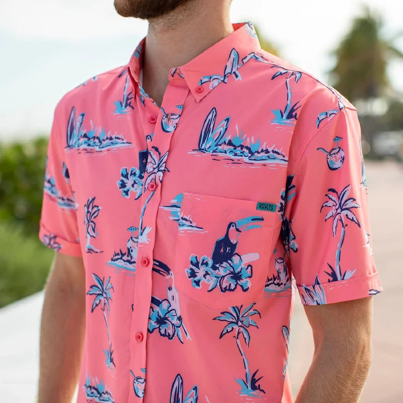 men's shirts for evening cocktails-Toucans Are Better Than One – KUNUFLEX Short Sleeve Shirt