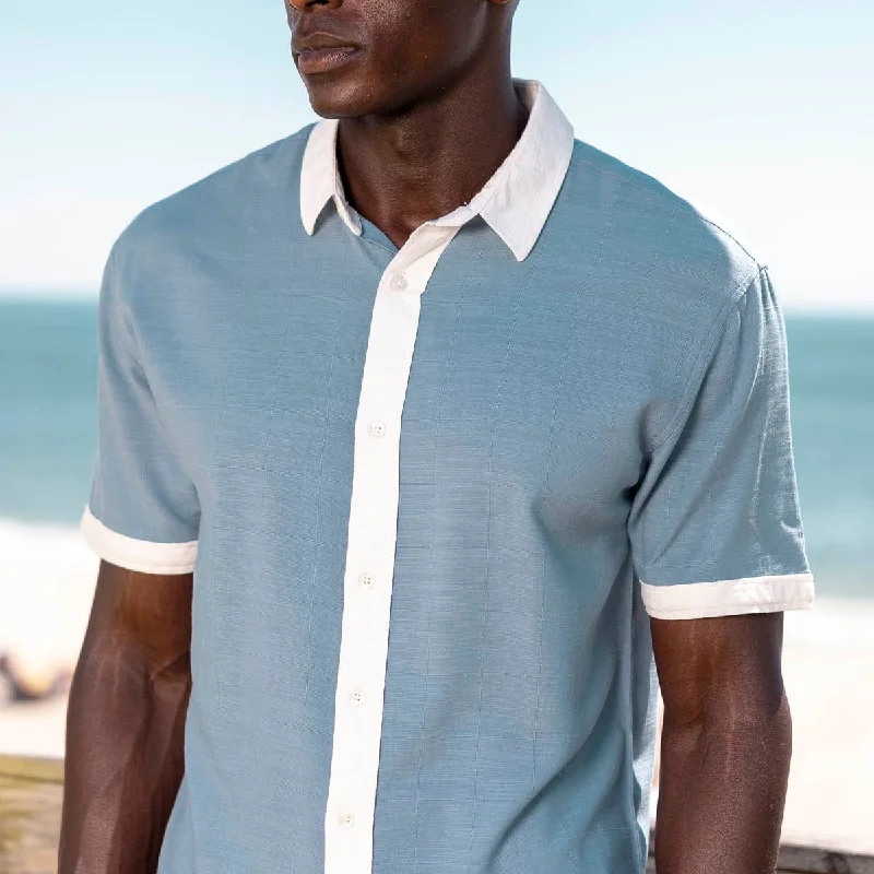 eco-friendly men's shirts-The Breakers – Bamboo Short Sleeve Shirt